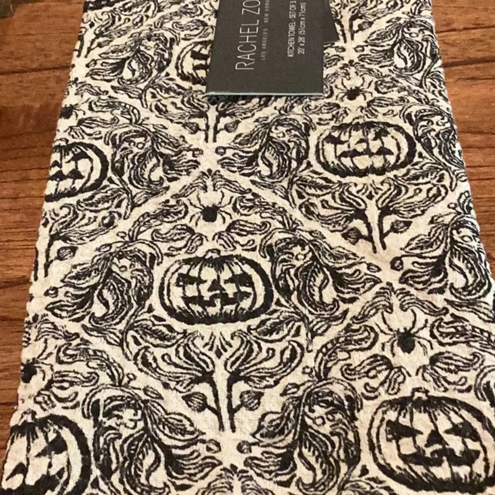 Rachel Zoe Halloween Kitchen Towels - Set Of 3